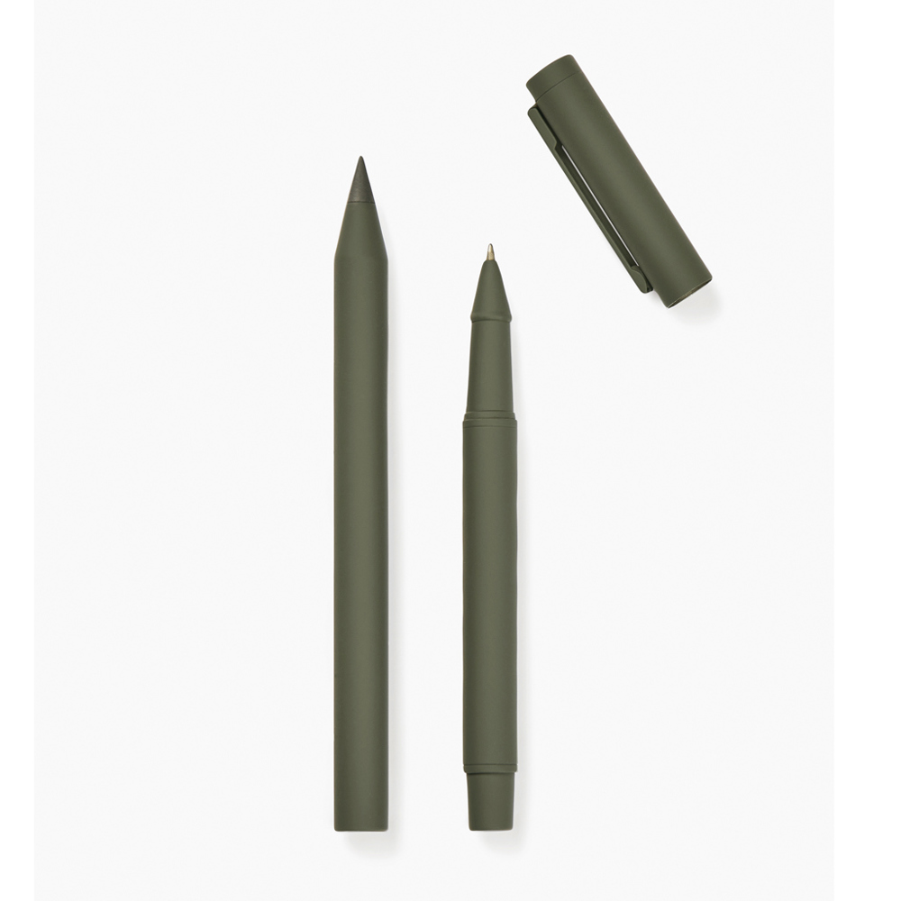 VINGA Baltimore RCS pennenset - voor bedrijven en relatiegeschenken - groen (± PMS 418C)