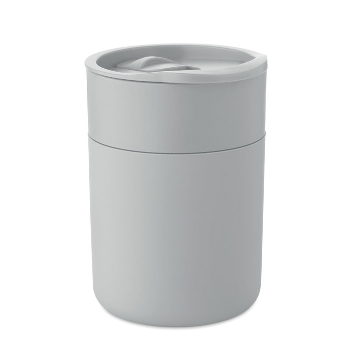 GOBLET - PP beker 330ml - voor bedrijven en relatiegeschenken - grijs