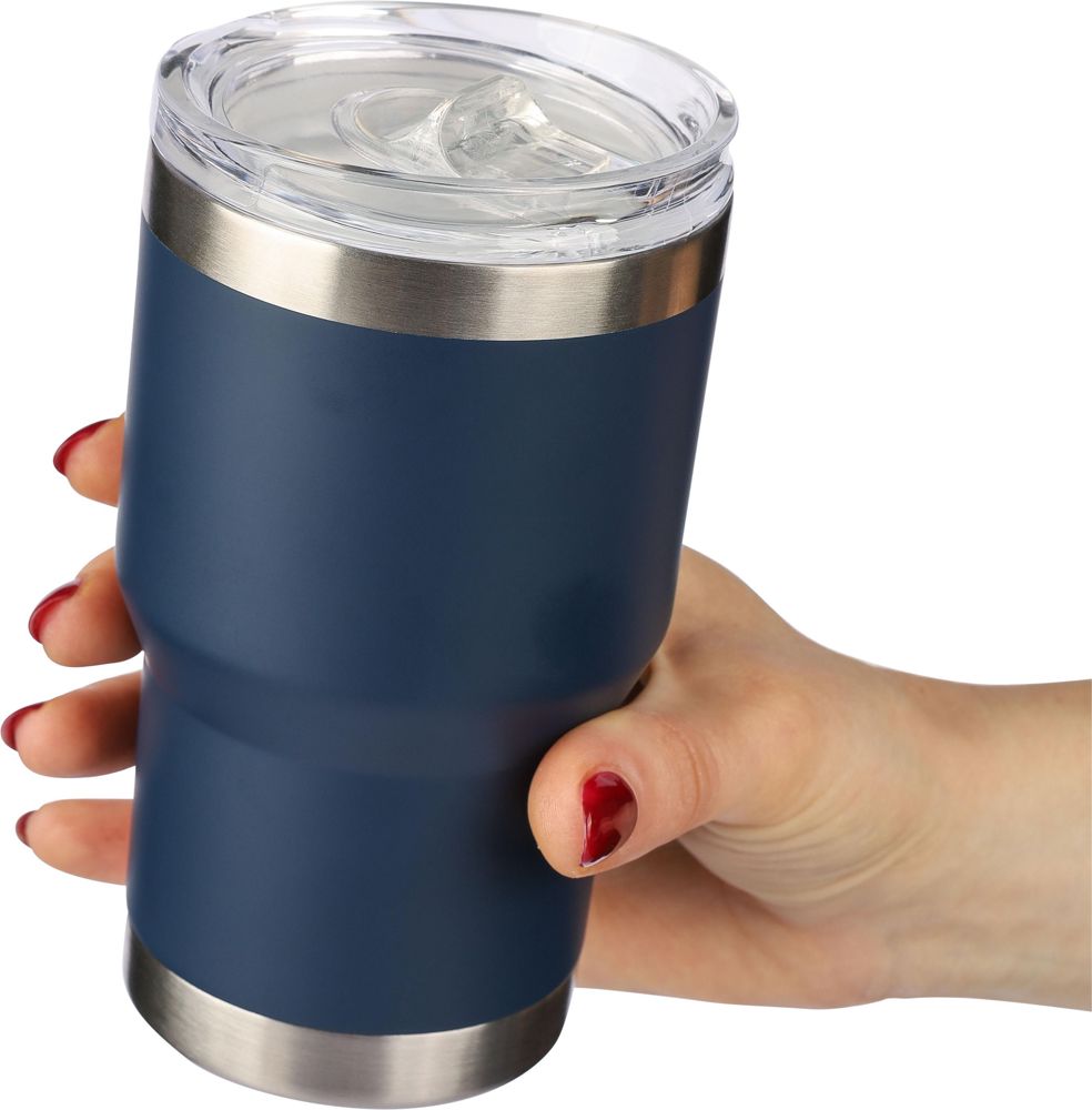 Gerecyclede roestvrijstalen dubbelwandige to go mok (350 ml) Ayen