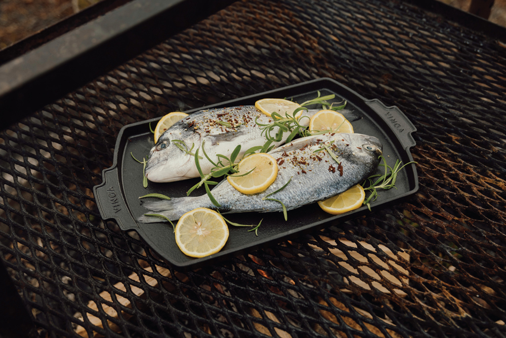 VINGA Monte Ardoise grillplaat, rechthoekig