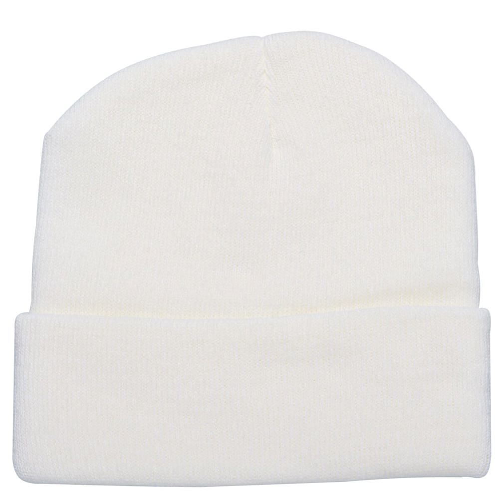 Gebreide muts - kopen of bedrukken - Gebroken wit (Off-white) / Gebroken wit