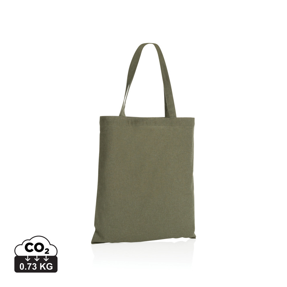 Impact AWARE™ gerecycled katoenen draagtas 145gsm