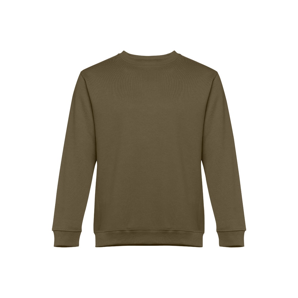 THC DELTA. Sweater (unisex) in katoen en polyester - voor bedrijven en relatiegeschenken - Olijfgroen