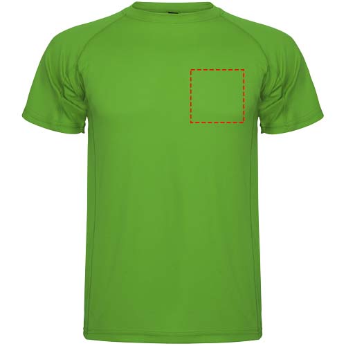 Montecarlo 150 g/m² sportshirt met korte mouwen voor heren
