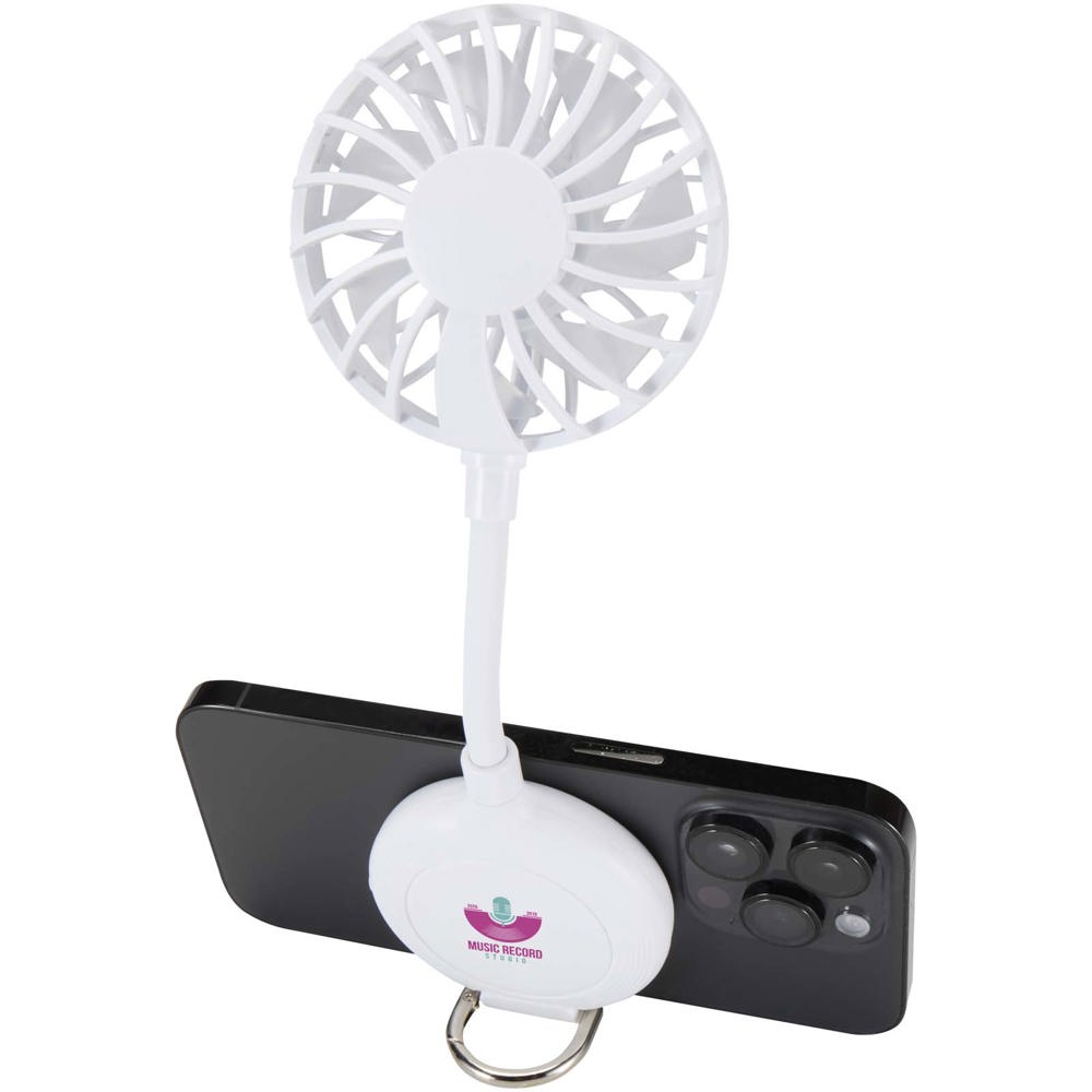 Ventio draagbare ventilator van gerecycled plastic met magneet