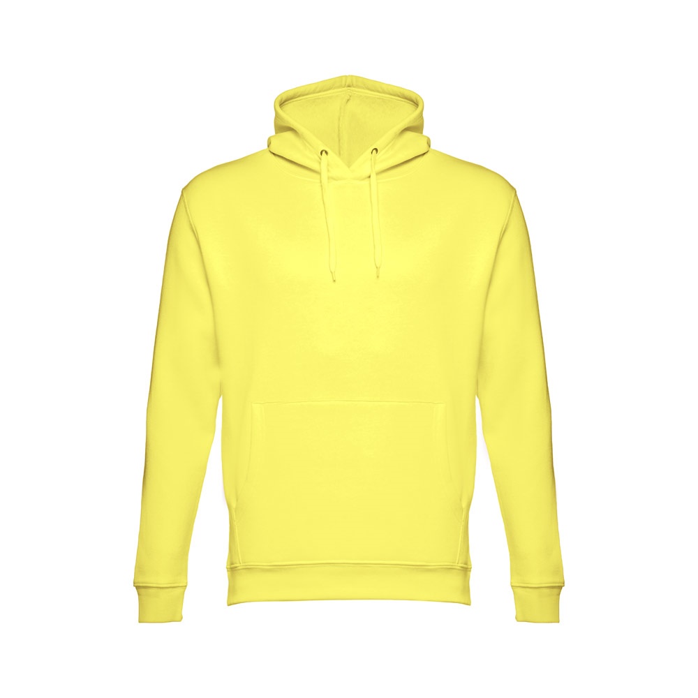 THC PHOENIX. Sweater (unisex) met capuchon in katoen en polyester - met logo of onbedrukt bestellen - citroengeel