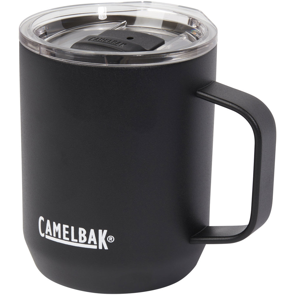 CamelBak® Horizon 350 ml vacuüm geïsoleerde kampeermok - bedrukt of onbedrukt verkrijgbaar - Zwart