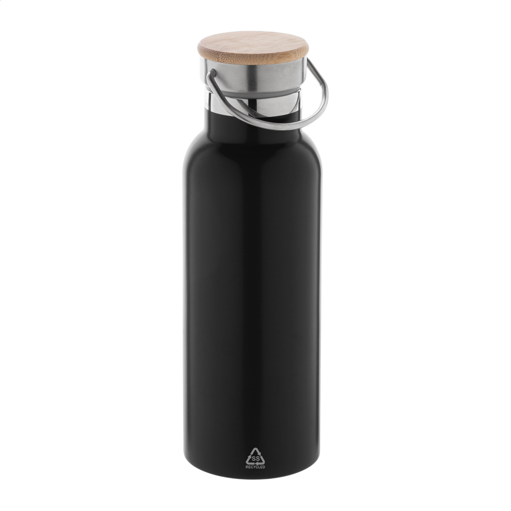 Renaslu - geïsoleerde fles - voor bedrijven en relatiegeschenken - Zwart