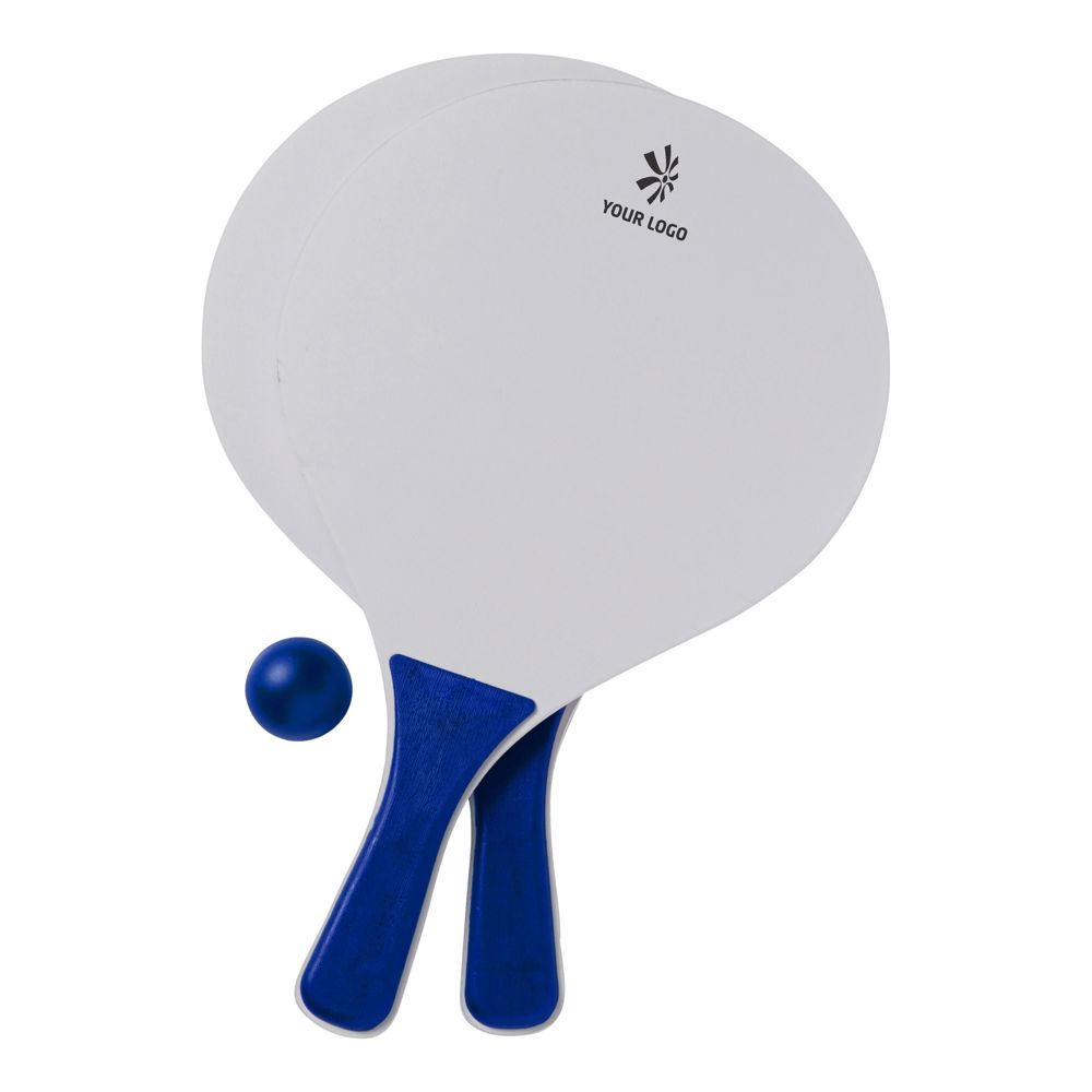 Houten strand tennisset Fabien