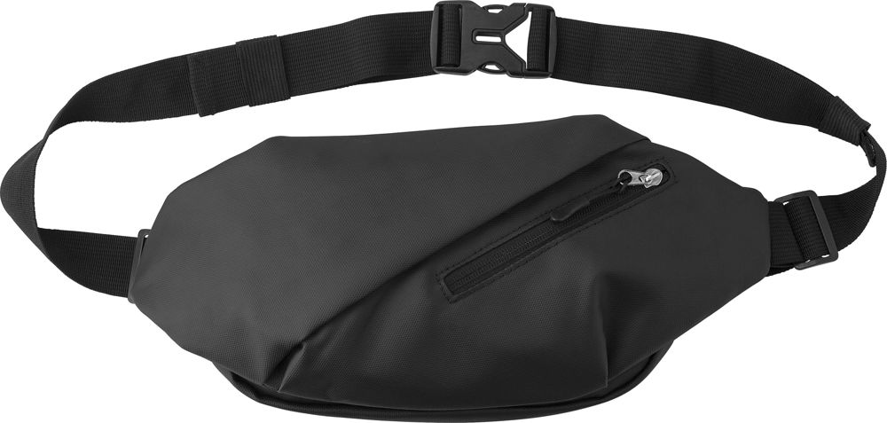 Polyester (600D) kruisschoudertas Bria - voor bedrijven en relatiegeschenken - Zwart