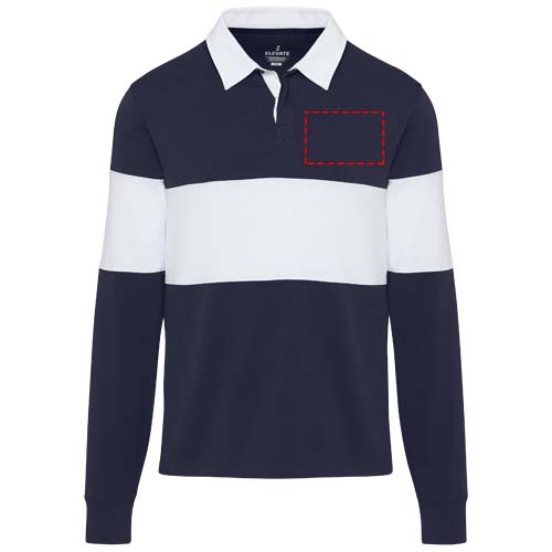 Clyde unisex organic rugbypolo sweatshirt 