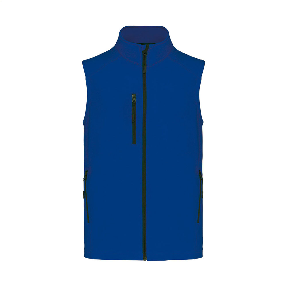 KA403 - 3-laags softshell bodywarmer vest - kopen of bedrukken - blauw