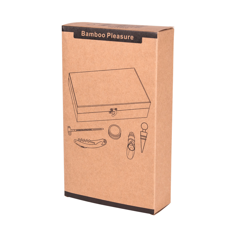 BAMBOO PLEASURE - Wijnset - voor bedrijven en relatiegeschenken