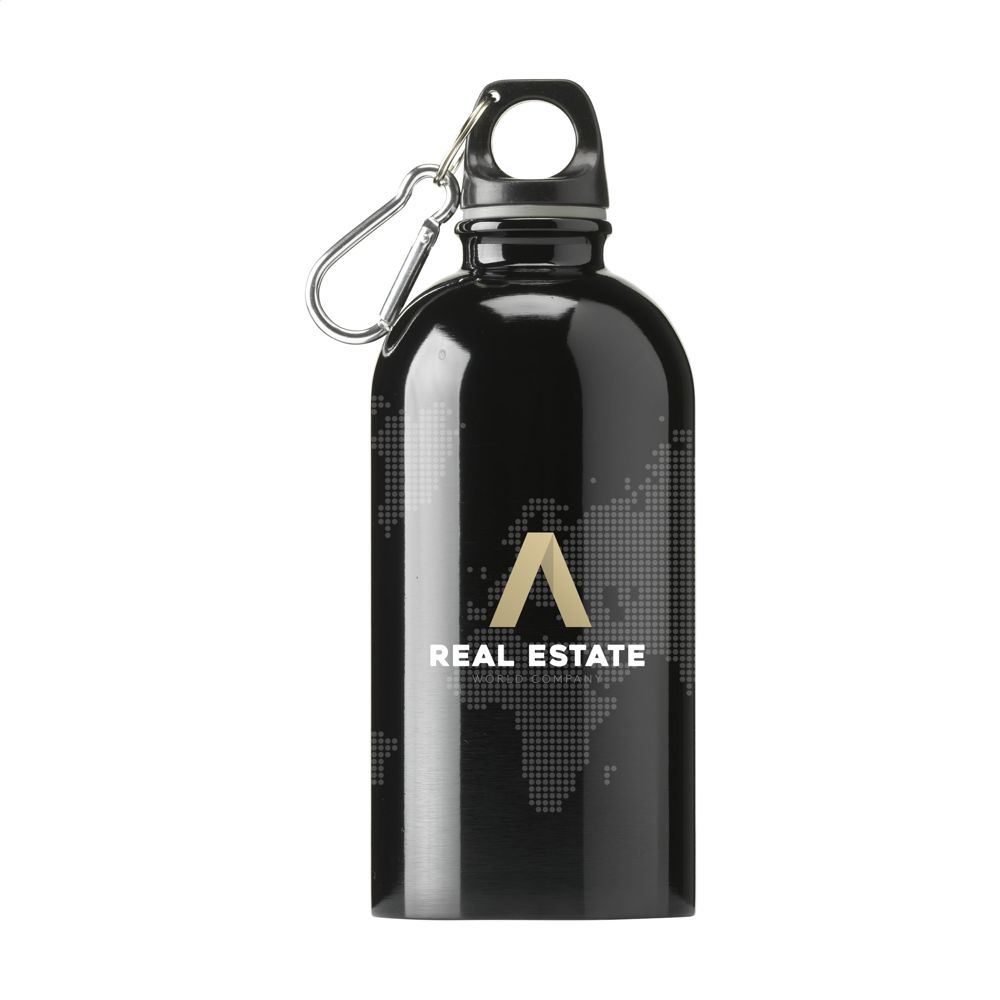 SteelSport RCS Recycled Steel Bottle 500 ml - voor bedrijven en relatiegeschenken - zwart