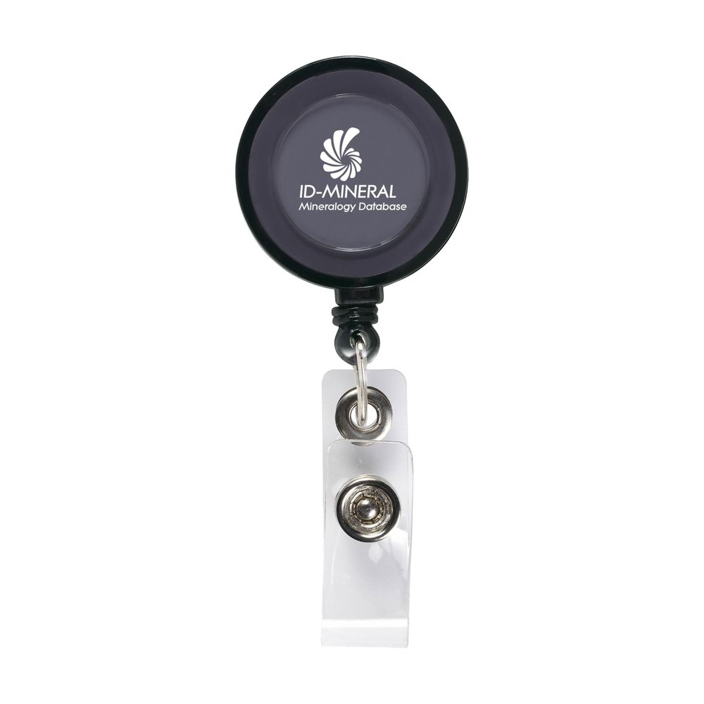 BadgeClip badgehouder - voor bedrijven en relatiegeschenken - transparant zwart