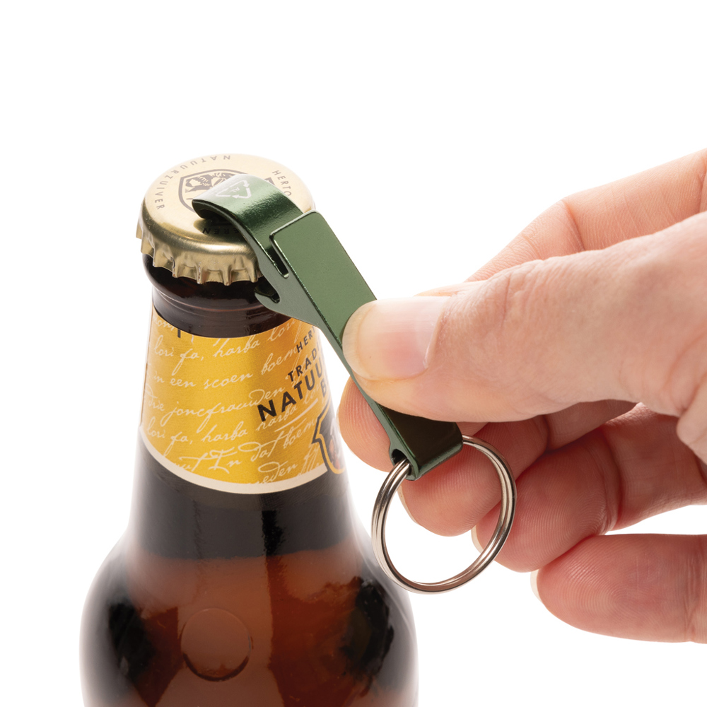 RCS fles- en blikopener van gerecycled aluminium