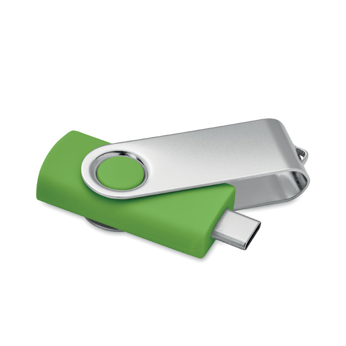COLODRI - 16GB USB flash 3.0 type-C MO1401 - bedrukt of onbedrukt verkrijgbaar - Limoen
