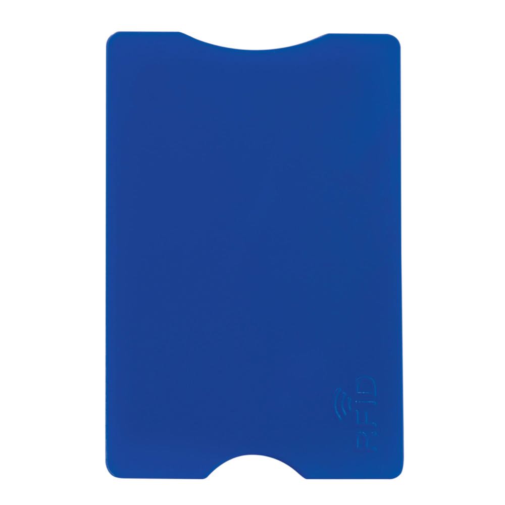 RFID kaarthouder hardcase - bedrukt of onbedrukt verkrijgbaar - blauw