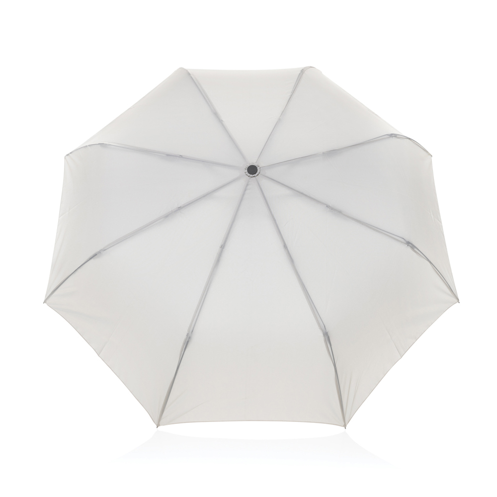 Kaycey 21" AWARE™ RPET Acaciahouten mini auto open paraplu