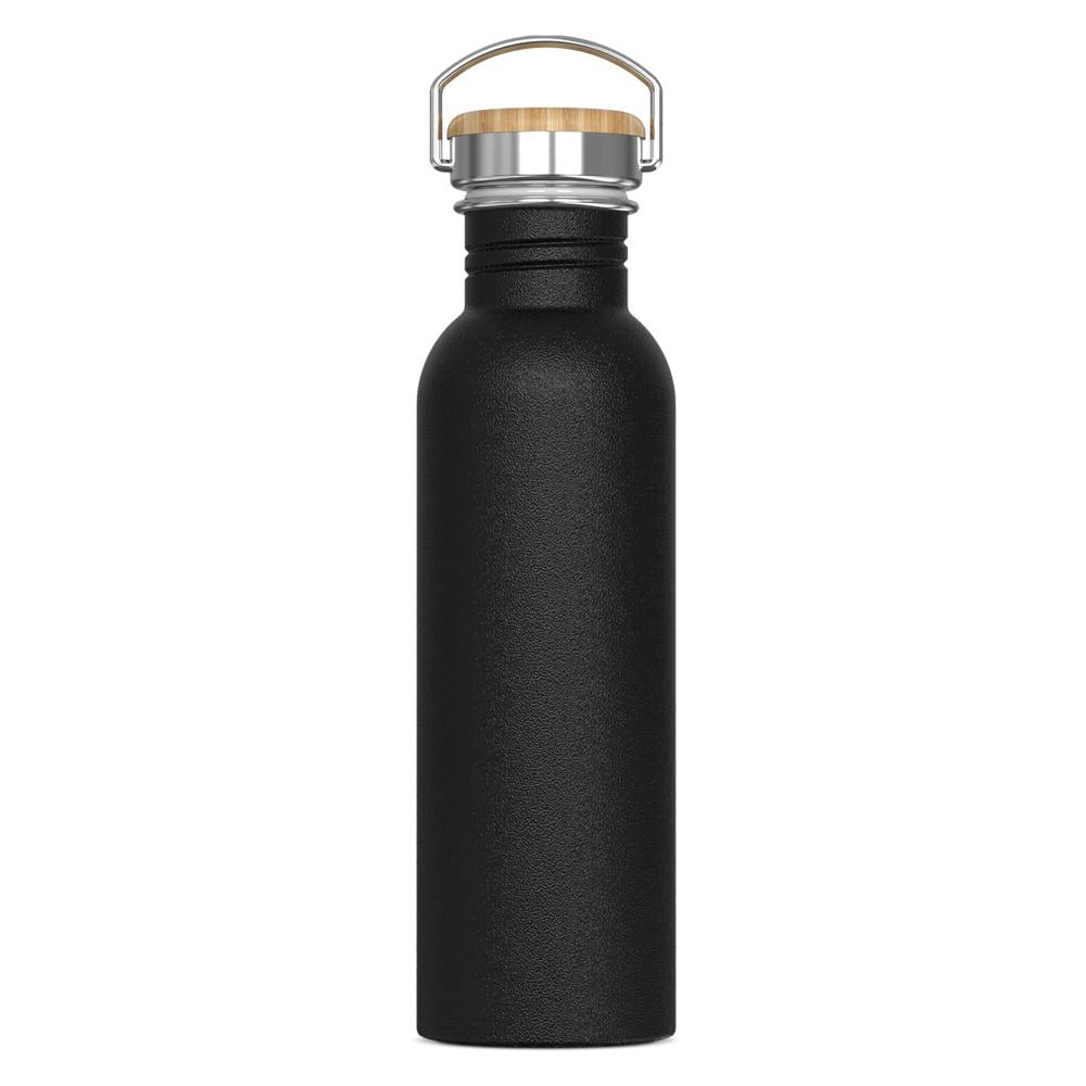 Waterfles Ashton 750ml - voor bedrijven en relatiegeschenken - Zwart