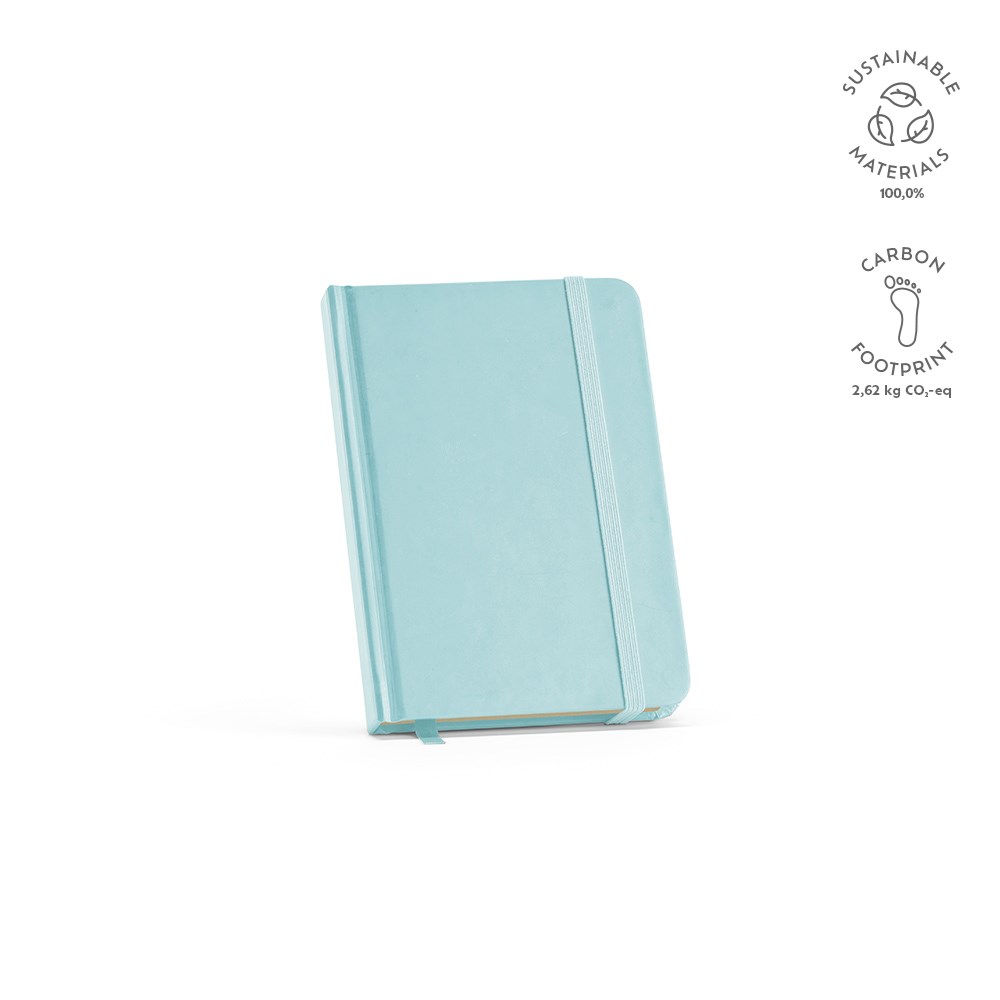 Marquez A6 notitieboek gerecycled papier 70 gsm - voor bedrijven en relatiegeschenken - Pastelblauw