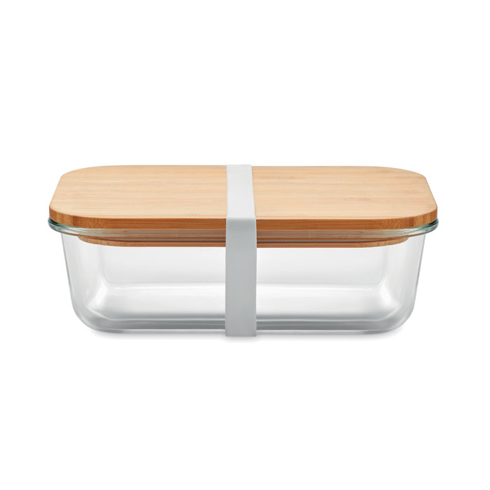 TUNDRA LUNCHBOX - Glazen lunchbox bamboe deksel