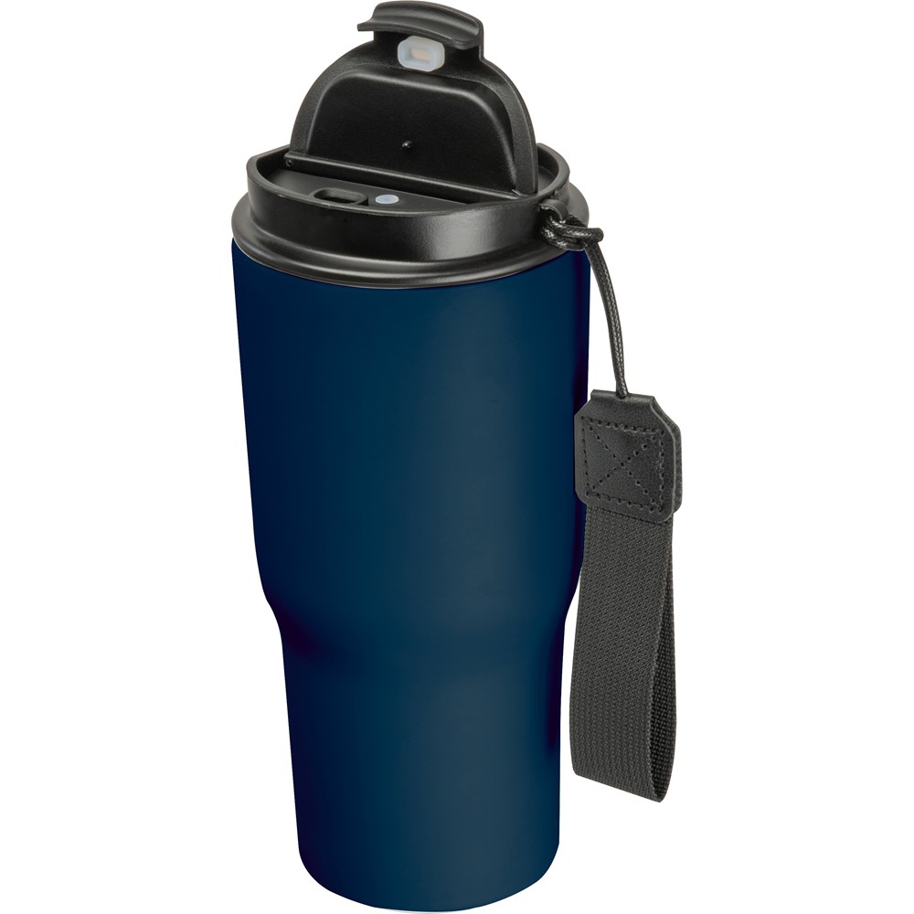 Dubbelwandige drinkbeker van rvs, 550 ml