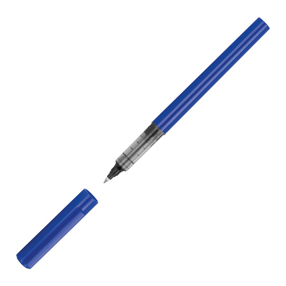 Rollerbalpen van kunststof met inkt. - met logo of onbedrukt bestellen - blauw