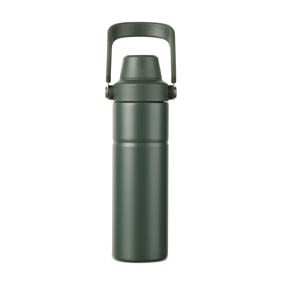 VINGA Baltimore Trek RCS recycled SS fles 600 ML - kopen of bedrukken - groen (± PMS 418C)
