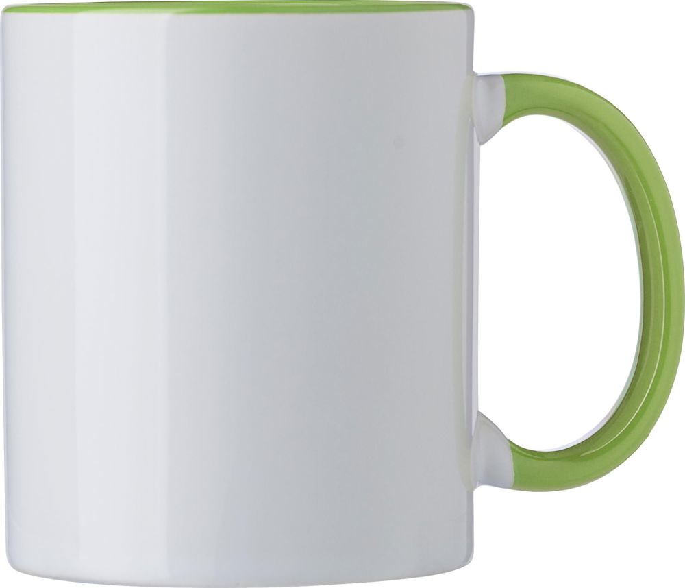 Keramische mok Blair - voor bedrijven en relatiegeschenken - Lichtgroen