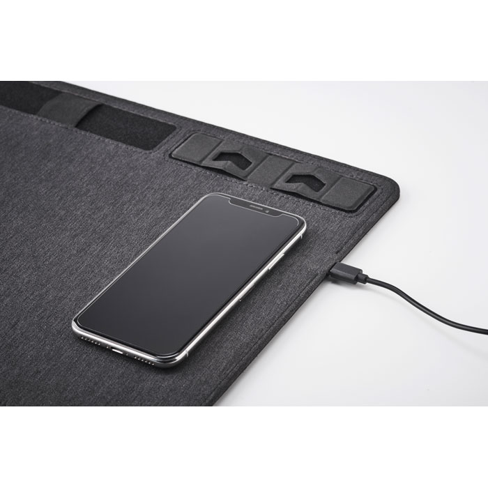 SUPERPAD - RPET muismat 15W oplader