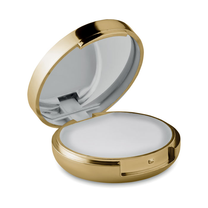 DUO MIRROR - Lippenbalsem spiegel - met logo of onbedrukt bestellen - Goud
