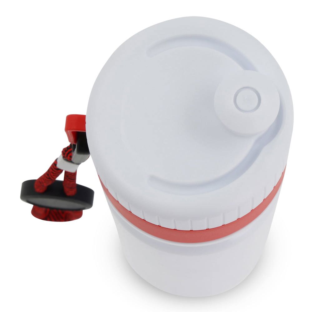 Sportbidon met rand en koord 750ml