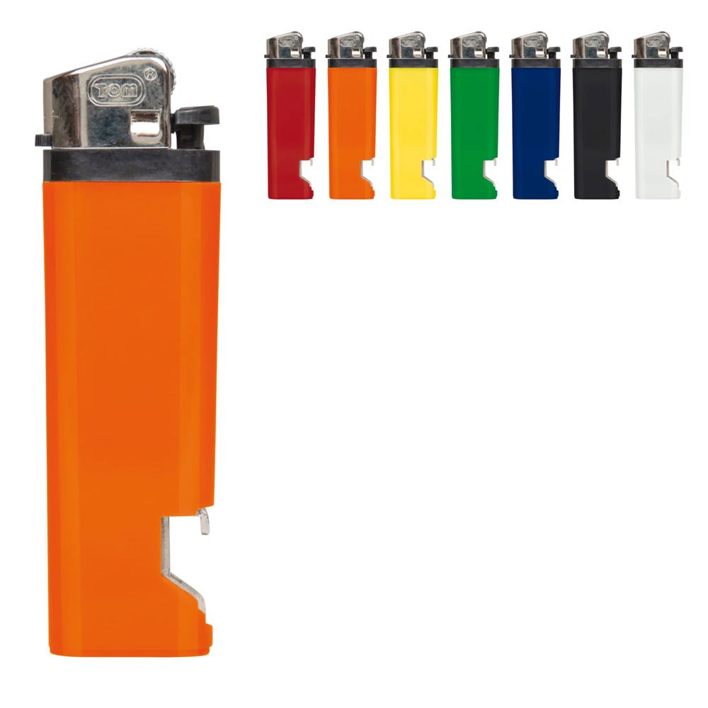 Wegwerpaansteker met flesopener - met logo of onbedrukt bestellen