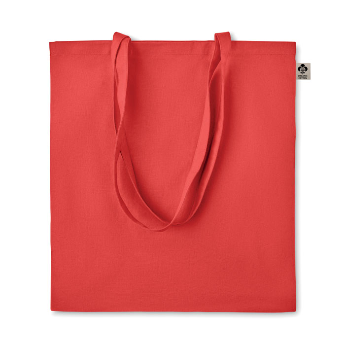ZIMDE COLOUR - Organisch Katoen Tas - kopen of bedrukken - rood