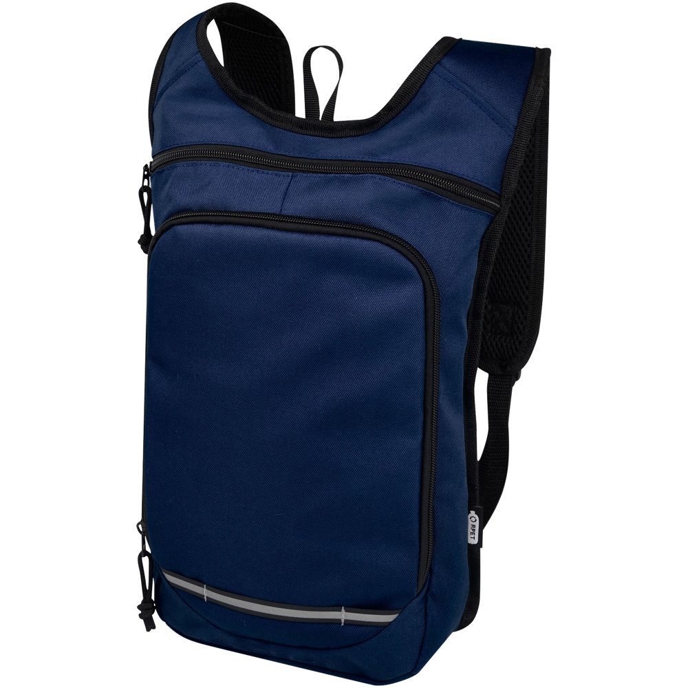 Trails GRS RPET outdoor rugzak 6,5 L - met logo of onbedrukt bestellen - Marineblauw
