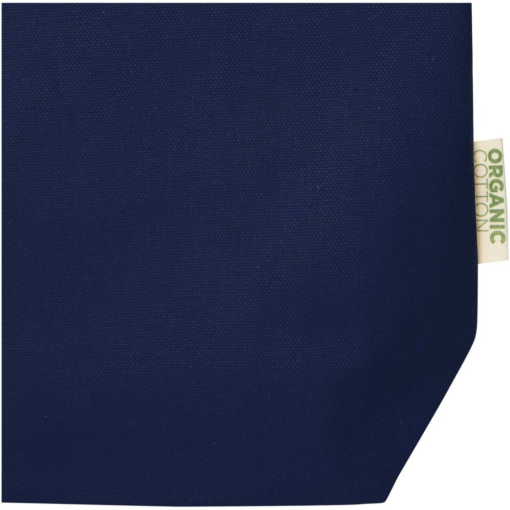 Odisha 180 g/m² OCS biologisch katoenen draagtas met brede bodem 11L