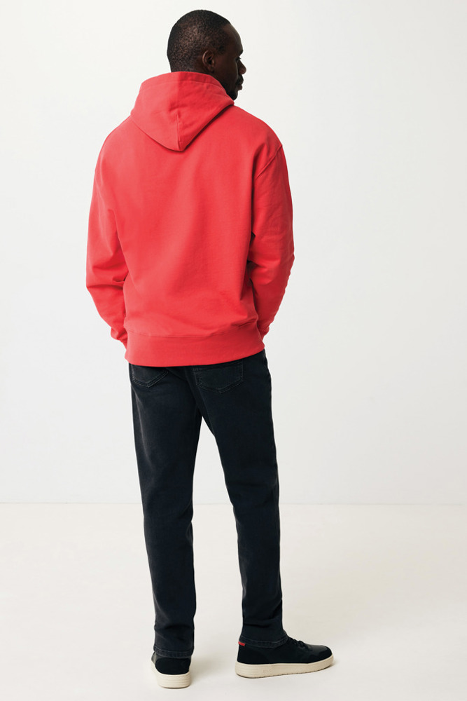 IQONIQ Yoho gerecycled katoen relaxed hoodie