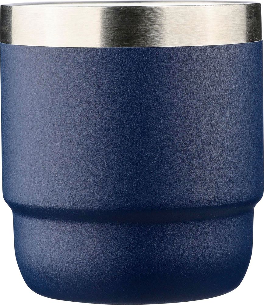 Gerecycled roestvrijstalen dubbelwandige drinkbeker (180 ml) Lilia