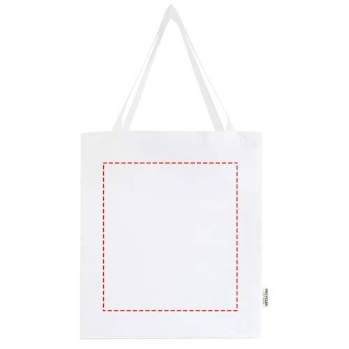 Madras draagtas van 140 g/m² GRS gerecycled katoen met 12L