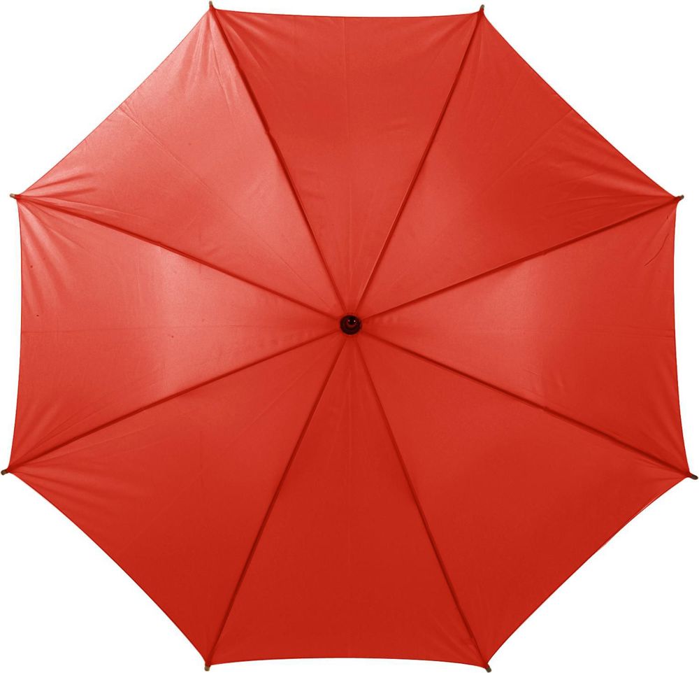 Polyester (190T) paraplu Kelly - Rood