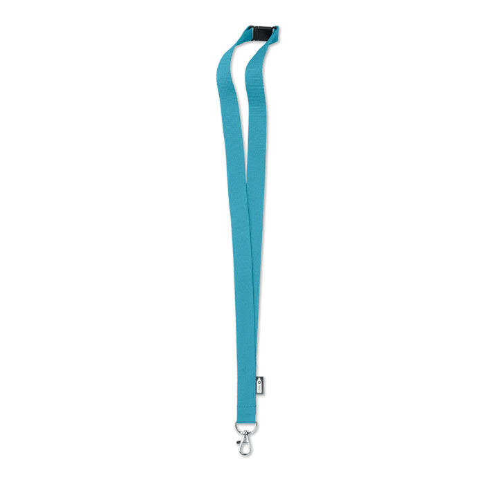 LANY RPET - RPET Lanyard - kopen of bedrukken - turquoise