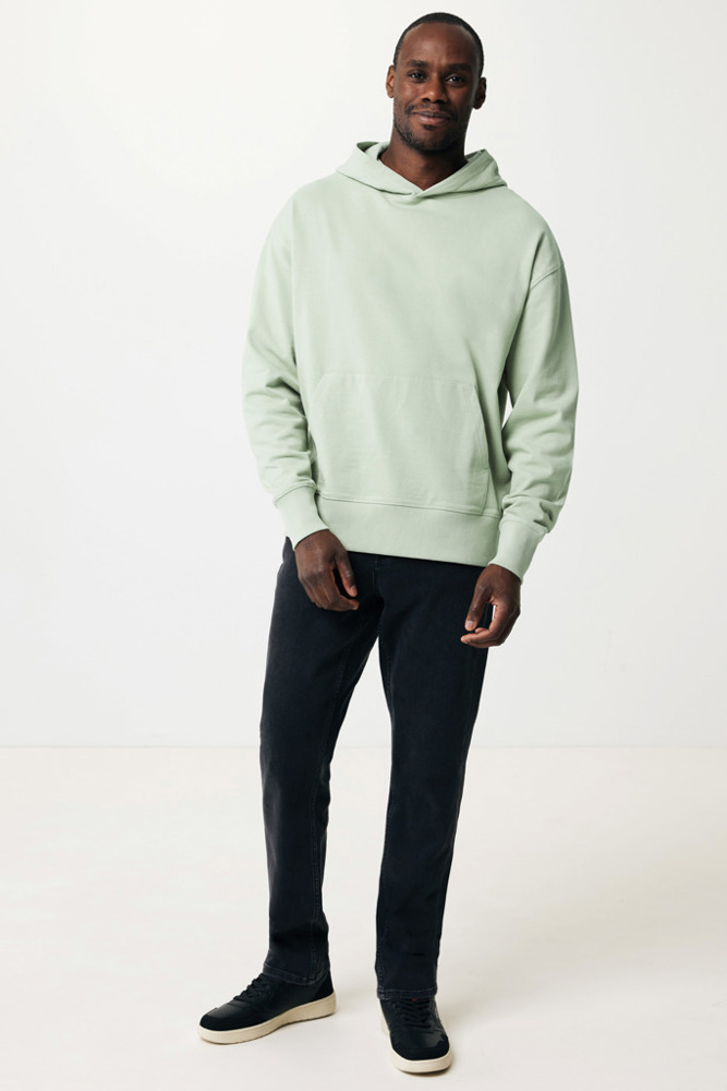 IQONIQ Yoho gerecycled katoen relaxed hoodie