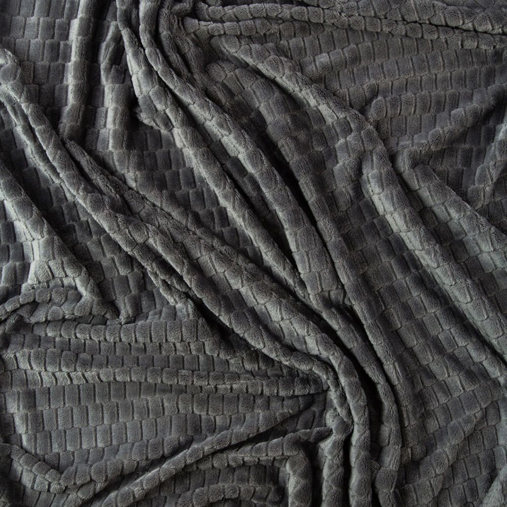 Kosta Linnewafveri Fleece deken Jaquard 130x170 cm