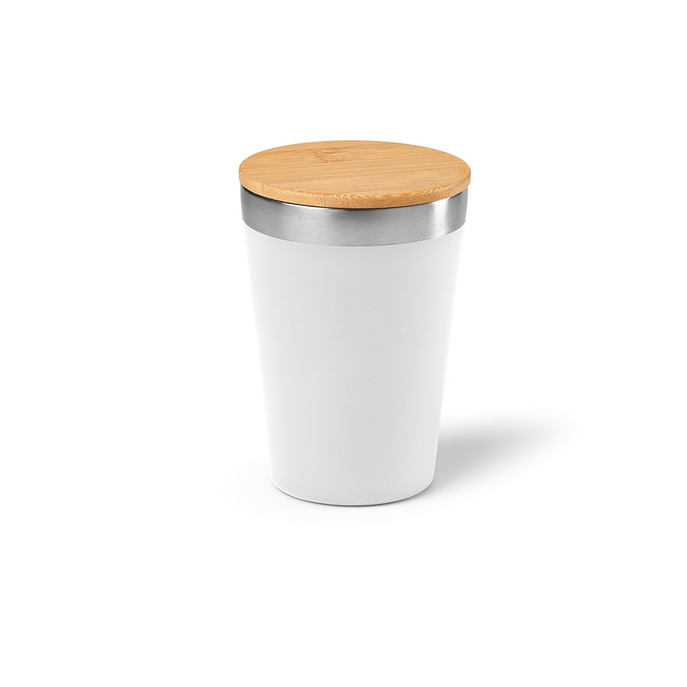 Don Reisbeker gerecycled roestvrij staal 390 ml - Wit
