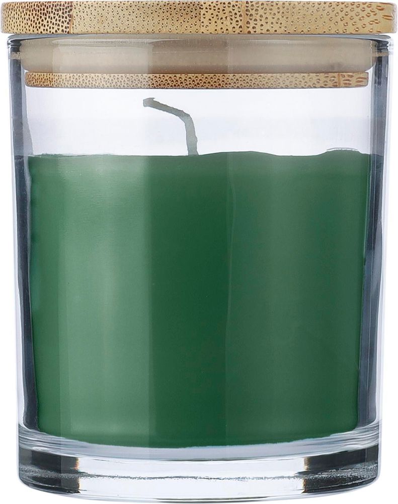 Glazen kaars Riven - kopen of bedrukken - Groen