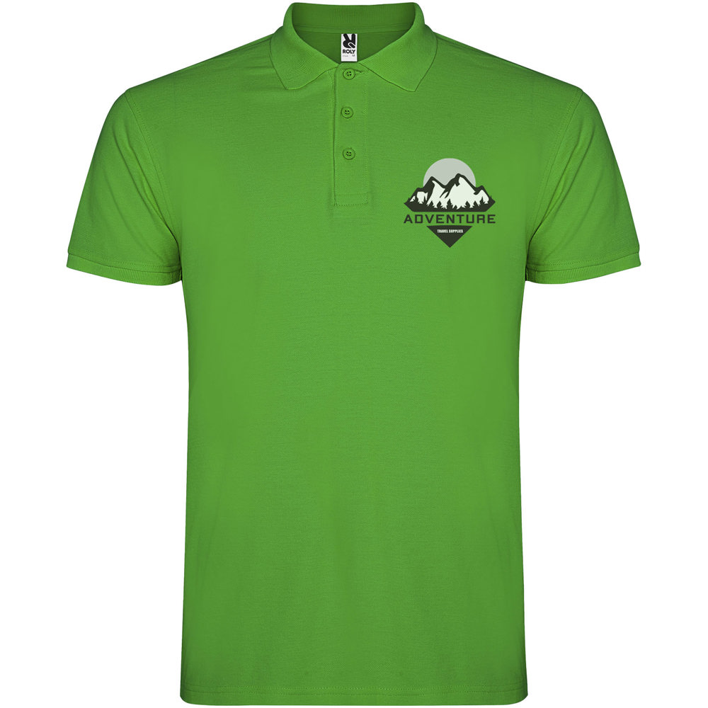 Star 200 g/m² herenpolo met korte mouwen