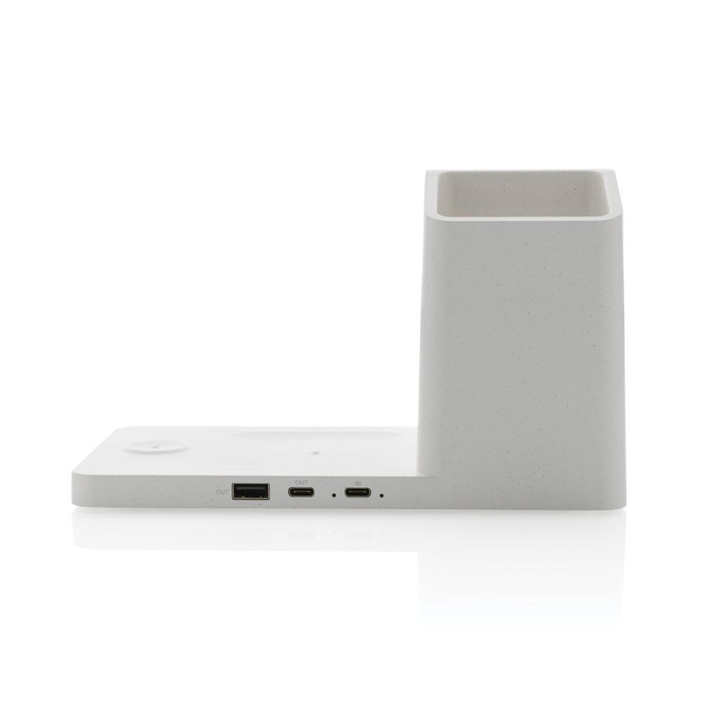 Ontario RCS gerecycled plastic & bamboe 15W 3 in 1 lader
