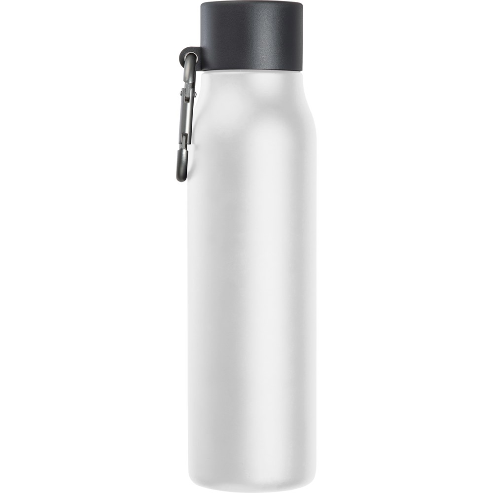 Dubbelwandige drinkfles met karabijnhaak, 600 ml