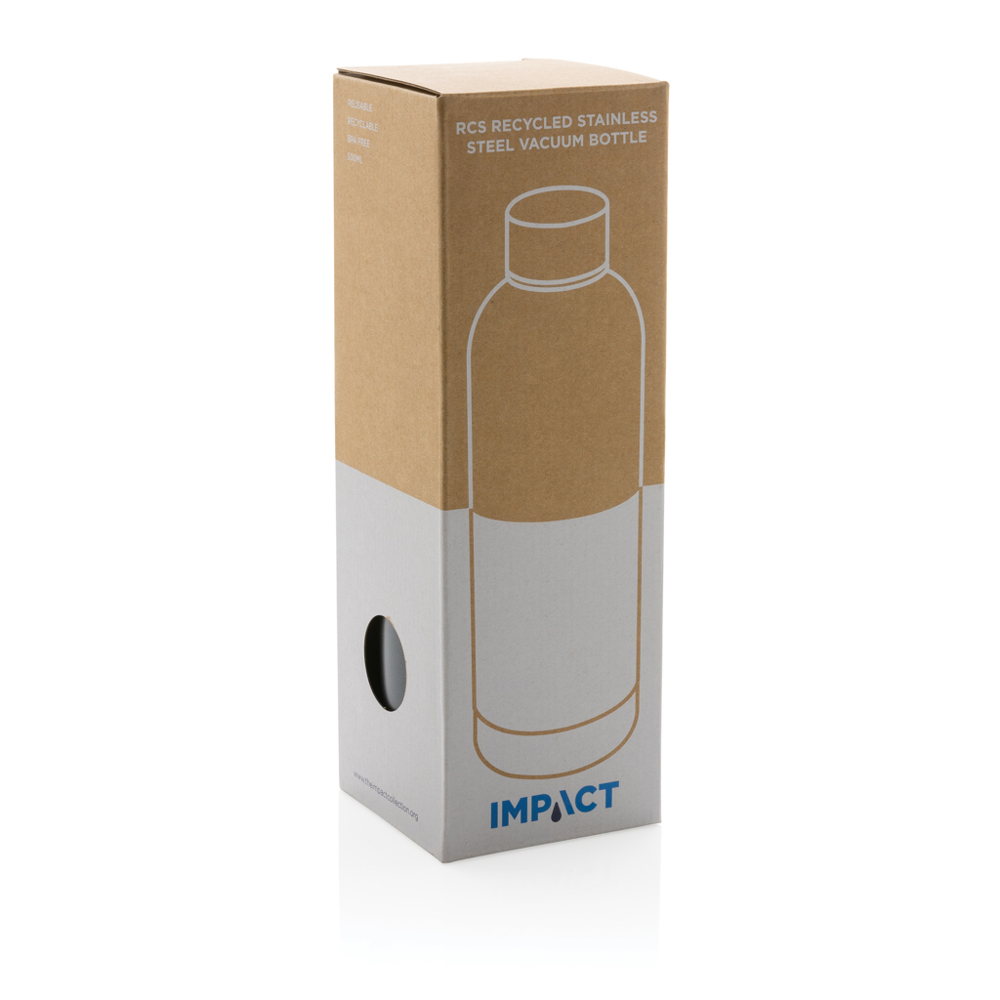 RCS gerecycled roestvrijstalen Impact vacuümfles